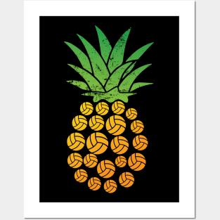 Pineapple Volleyball Posters and Art